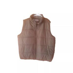Discount Divas Women's Plus Size Dark Green Puffer Vest Size XL/2X